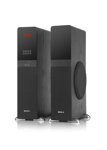 Колонки 2.0 S-2030 black (70W, Bluetooth, USB ﬂash, FM, Karaoke, Opt, coax, ДК) Real-El (333824442)