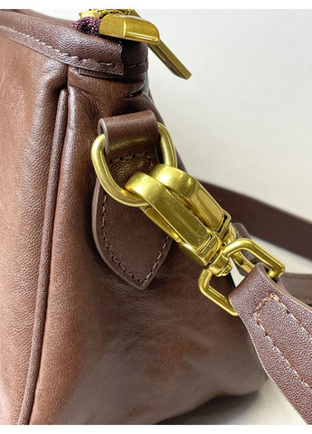 Жіноча шкіряна сумка кросбоді | класична сумочка через плече | натуральна шкіра, золота фурнітура Genuine Leather Кросбоді (362218298)