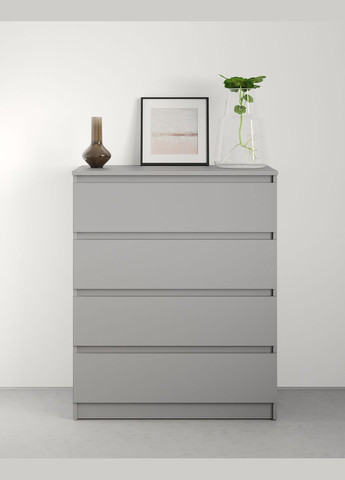 Комод в спальню Нео 4Ш 80x43x98 см Сіра мишка (MBS-1079) MebelStar (334300180)