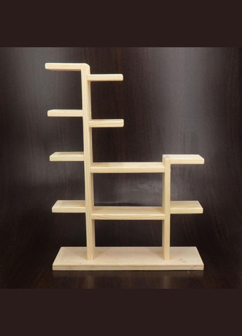 Підставка для квітів з дерева Мадрид бланже (ЦВП-003101) No Brand (328227707)