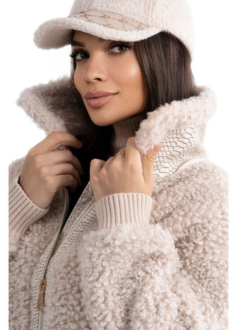 Бежева кожушок жіночий nf 25638 Freever