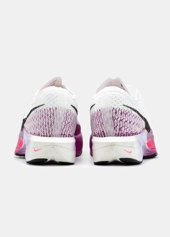Кроссовки женские Nike Air ZoomX VaporFly 3 White Purple Black | Найк Аир Зум ВапорФлай 3 белые фиолетовые No Brand фиолетовые демисезоны (332770676)