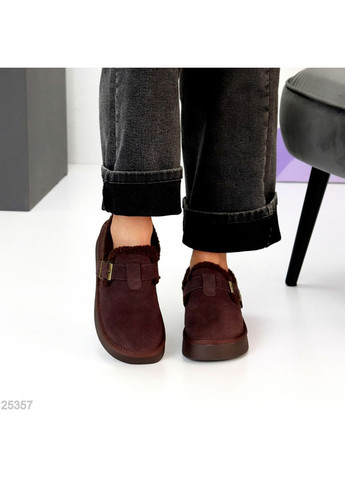 Helen Зимові лофери коричневий з натуральна замша, україна — зима (366684782)