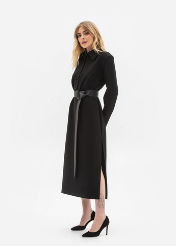 Черное деловое платье Lesia однотонное