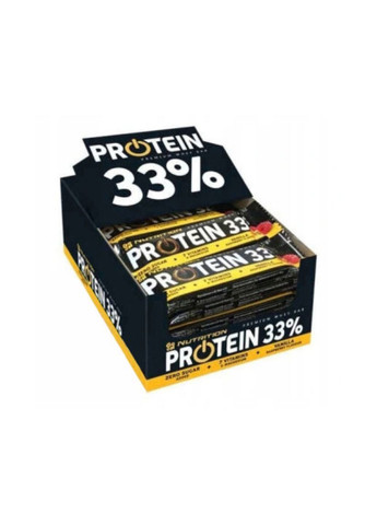 Протеїнові батончики Protein 33% Bar - 25x50g Vanilla-Rapsberry Go On Nutrition (281087524)