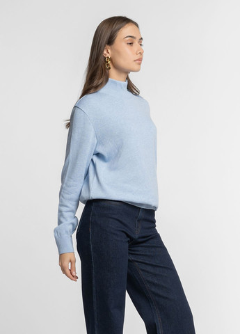 Голубой зимний свитер женский синий Arber T-neck WD 2 WTR-221