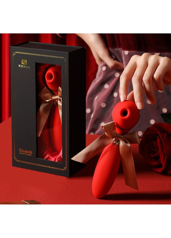 Вакуумный вибратор Elizabeth премиальная упаковка вибромассажер KisToy (298349367)