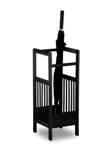 Підставка для парасольок з дерева Одра венге (ВУЗ-000612) No Brand (327845158)