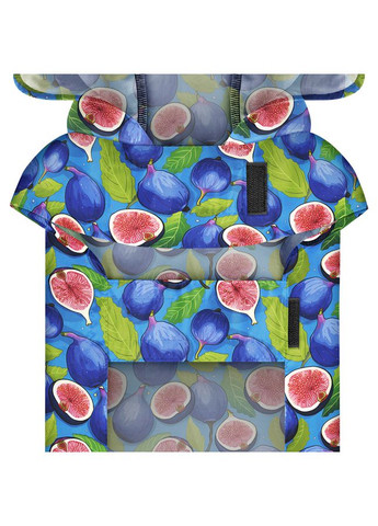 Дождевик-накидка с капюшоном для собак Clothes, рисунок "Инжир", XXS, А 23-26 см, B 30-36 см, С 15-20 см WAUDOG (329745707)
