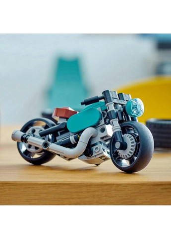 Конструктор Creator Винтажный мотоцикл 128 деталей (31135) Lego (281425580)