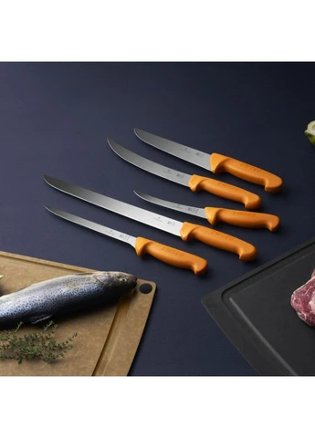 Нож мясника SWIBO 21см желтый 5.8431.21 Victorinox (386506381)