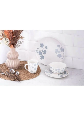 Тарілка столова дрібна Capri 26.8 см White/Blue (AR0427CWB) Ardesto (322905682)