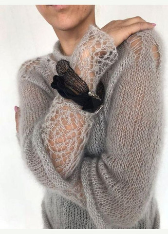 Мохерова пряжа MOHAIR ROYAL №30138 - вишня нитки пряжа для вязания Lana Gatto (365829951)