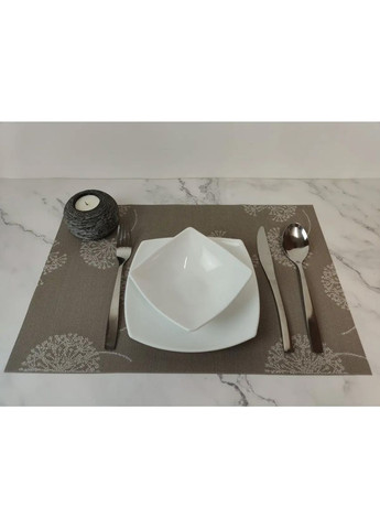 Коврик для сервировки Одуванчики 10 шт 45х30см мокко VS-PM3045-36 (136354) Versailles (341318962)