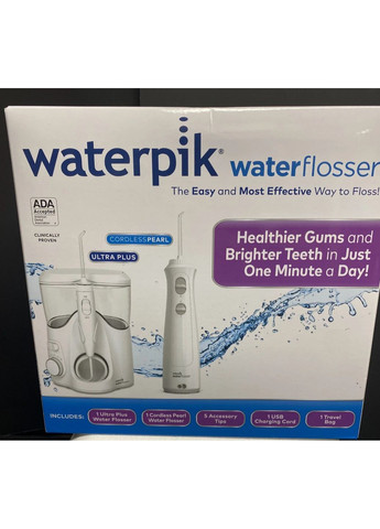 Комплект іригаторів для чищення зубів Ultra Plus і Cordless Pearl Waterpik (367582927)