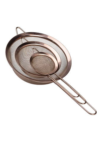 Набор ситечек 3 штуки для муки и круп из нержавеющей стали HP-19-22 Zhongjing (364988524)