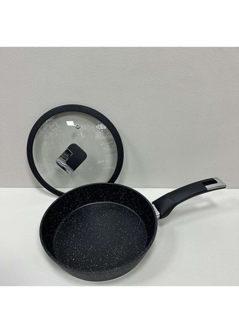 Сковорода глубокая d-22 см с мраморным антипригарным покрытием 3006 A-Plus (370269862)