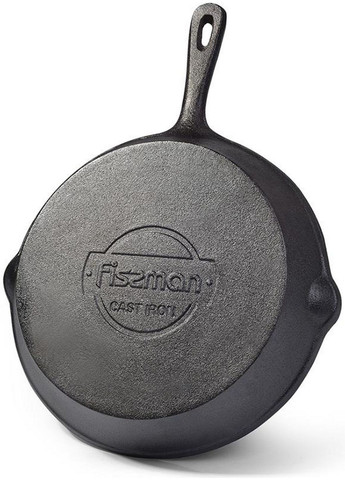 Сковорода-гриль naestved кругла, чавун Fissman (282590102)