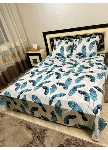 Евро простынь на резинке 160х200х20 бязь Premium No Brand (393640828)