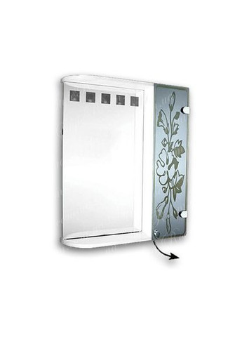 Зеркальный шкаф с подсветкой 600х700х140 ШК857 No Brand (313594794)