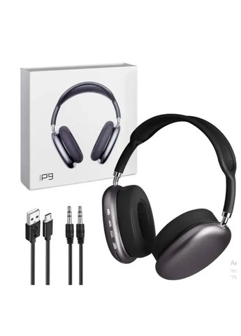 Беспроводные наушники Bluetooth полноразмерные универсальные с черным микрофоном. No Brand (315355047)