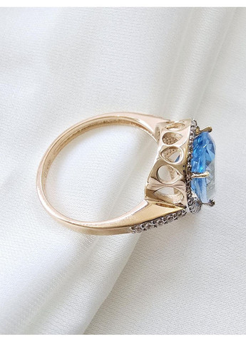 Золотое кольцо с топазом и цирконием SOVA (17р). SOVA jewelry house (355795788)