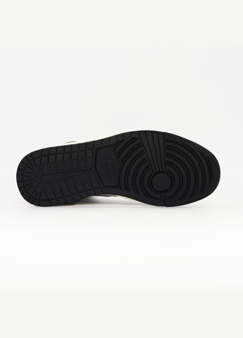 Чорно-білі всесезон кросівки чоловічі і жіночі nike jordan 1 retro dark mocha | найк аір джордан 1 ретро дарк моча чорно-білі No Brand