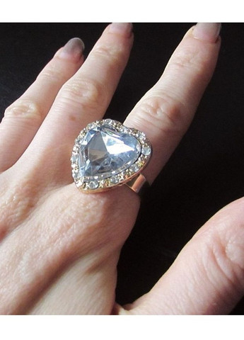 Вечірнє кільце серце в стразах, 2447-3 No Brand (353827915)