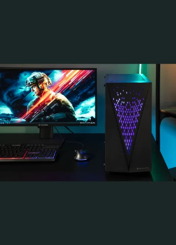 Комп’ютер персональний Complex Gaming AMD R5-5600, 16Gb, F1TB, NVD4060-8, B450, G2055, 600W, FreeDos 2E Gaming (316391304)
