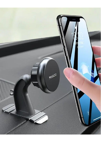 Тримач магнітний для телефона в автомобіль із кріпленням на торпедо регулюванням кута нахилу до 90° (478996-Prob) Unbranded (315386742)