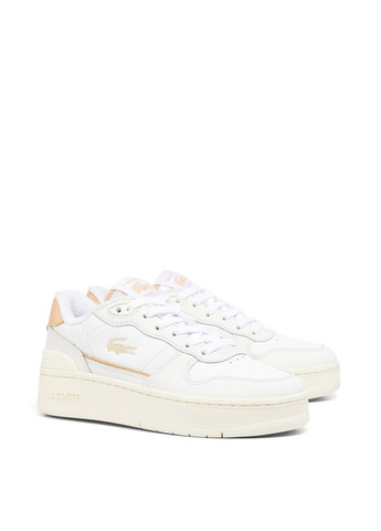 Білі жіночі кеди 748sfa011765t білий шкіра Lacoste