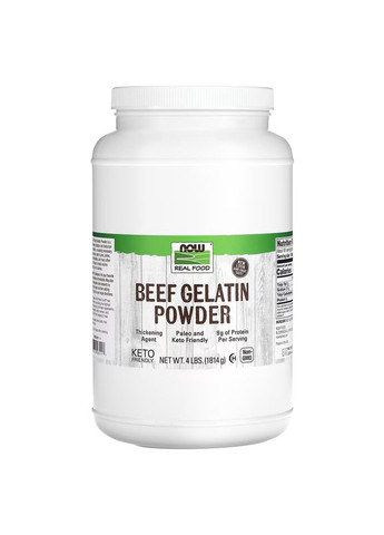 Говяжий Желатин в порошке Beef Gelatin Powder - 1814 г Now Foods (285718682)