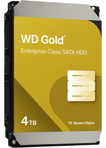 WD Жесткий диск 4TB 3.5" 7200 256MB SATA Gold Western Digital (314749024)