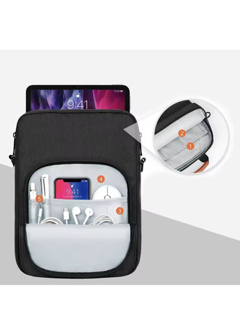 Сумка-чохол для ноутбука, Macbook та планшета вертикальна з кишенями No Brand (370639444)