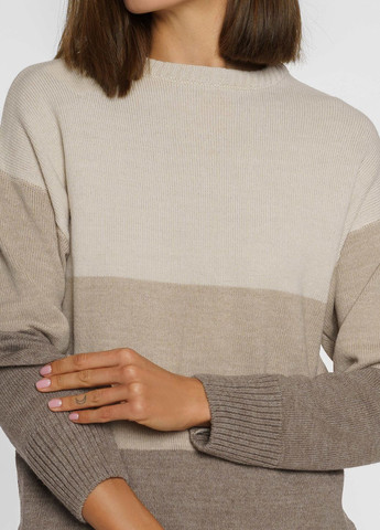 Бежевый зимний свитер женский бежевый Arber Crew-neck WAmb WTR-181