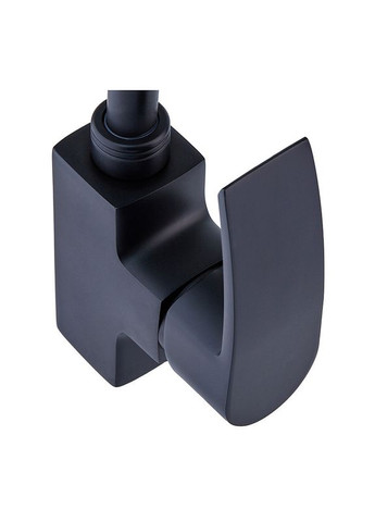 Змішувач для кухні Magnum 011 (Nut) Black Refl (MI6200) — одноважільний змішувач з чорним силіконовим виливом Mixxus (334003183)