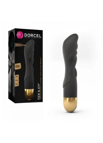Вагінальний вібратор для точки G, гнучкий і потужний Flexi & Joy (12*3.9см) Dorcel (315013127)