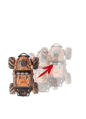 Функциональная трюковая машинка на радиоуправлении цвет разноцветный ЦБ-00261283 No Brand (308346618)