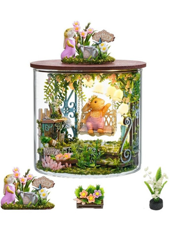 Румбокс 3D конструктор Казковий сад Fairytale Garden Інтер'єрний в колбі B-113 No Brand (362452825)