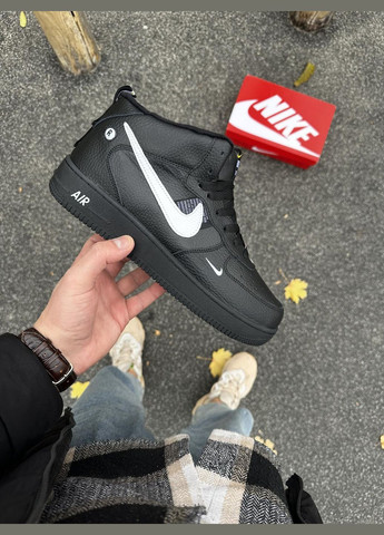 Чорні Зимовий стильні кросівки з хутром No Brand