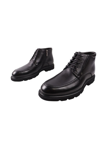 Черные ботинки мужские черные натуральная кожа Cosottinni