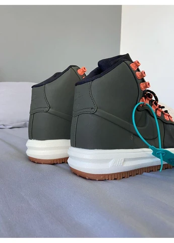 КРОССОВКИ ЖЕНСКИЕ NIKE DUCKBOOT 18 BLACK SEQUOIA НАЙК ДАКБУТ ЧЕРНЫЕ No Brand чёрные демисезоны (390652278)