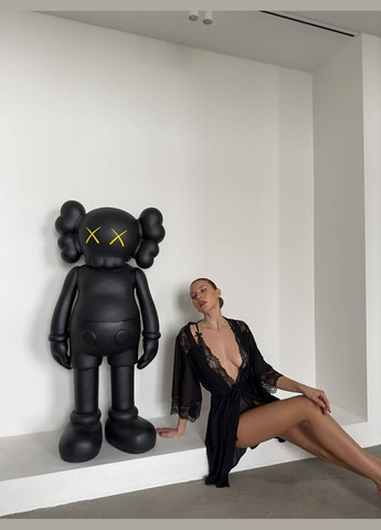 Спокусливий мереживний боді з бантиками No Brand (322266156)