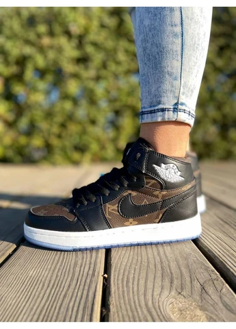 КРОСІВКИ ЖІНОЧІ NIKE AIR JORDAN 1 MID X LV НАЙК АІР ДЖОРДАН No Brand комбіновані демісезони (391999290)