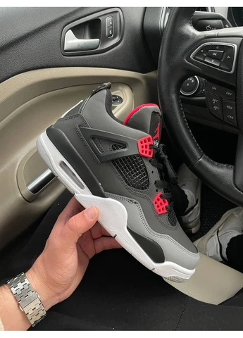КРОСІВКИ ЖІНОЧІ NIKE AIR JORDAN 4 INFARED НАЙК АІР ДЖОРДАН ЧЕРВОНІ No Brand червоні демісезони (390382038)
