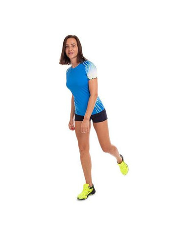 Комбинированная всесезон женская компрессионная футболка ld-7320 синий (06506021) Lingo