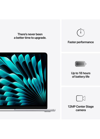 Ноутбук MacBook Air 13' M4 512GB Silver (MW0X3UA/A) Apple (328920716)