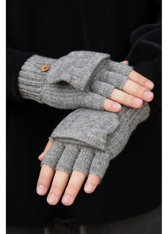 Теплые зимние сенсорные перчатки без пальцев перчатки 3-30 Jude Gray Without (363021006)