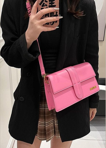 Жіноча сумка Jacquemus 1022 крос-боді рожева No Brand (303725049)