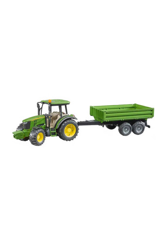 Игрушка трактор с прицепом цвет зеленый ЦБ-00250169 Bruder (293940684)